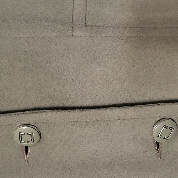 Vintage Pea Green Coat - seems like a Size medium - good used condition - Picture 2 of 7